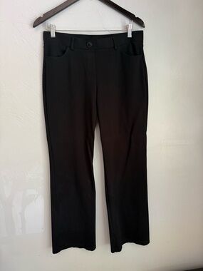 Tapata Black Pull On Straight Leg Dress Pants Women’s L 32” Inseam